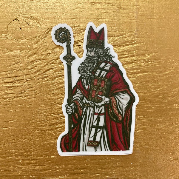Saint Nicholas 3" Vinyl Sticker