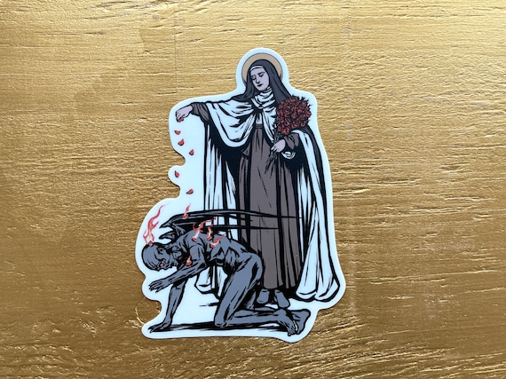 4" Saint Thérèse of Lisieux Vinyl Sticker