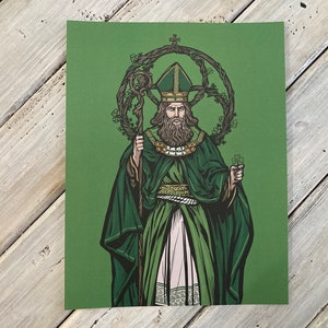 Saint Patrick 8.5" x 11"  Print