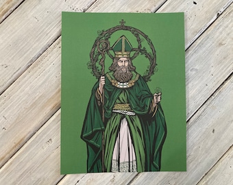 Saint Patrick 8.5" x 11"  Print