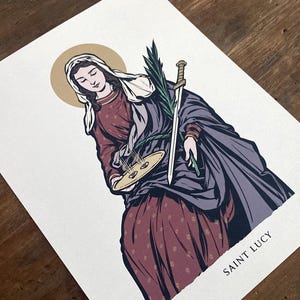 Saint Lucy Large Print