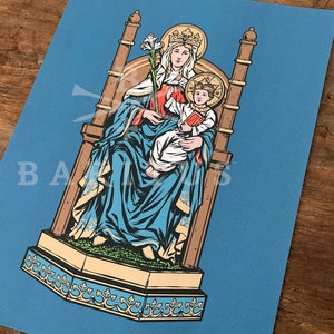 Stampa della Madonna di Walsingham 8,5" x 11"