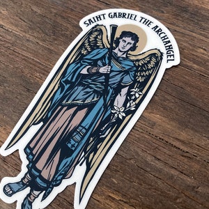 Saint Gabriel the Archangel  5" Vinyl Sticker