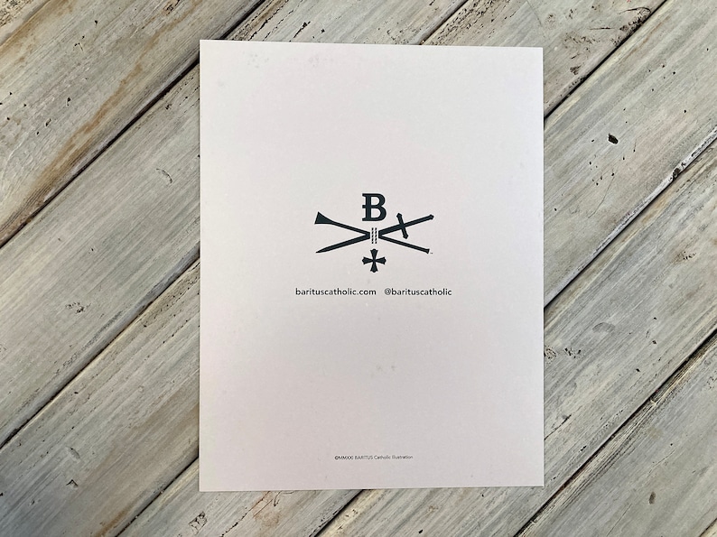 Saint Joseph the Worker 8.5" x 11" Large Print image 3