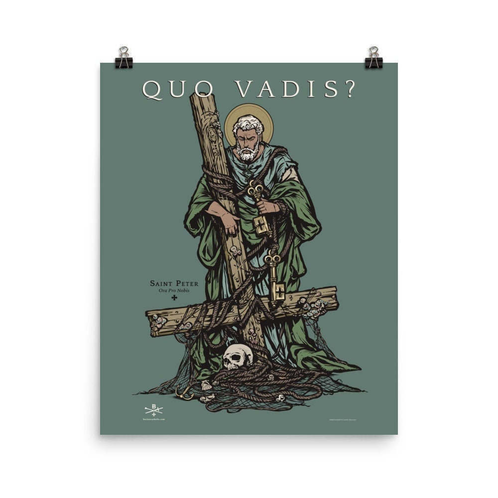 Quo Vadis Saint Peter Poster 