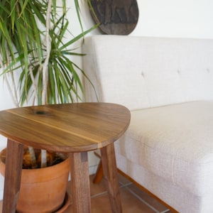 Solid Walnut End Table | Side Table | The Obie