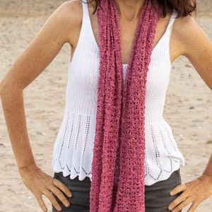 Poncho ample en tricot rose, couvre-épaule bohème, poncho ajouré léger, pull asymétrique pour l'été, vêtements en tricot décontractés pour femmes image 9