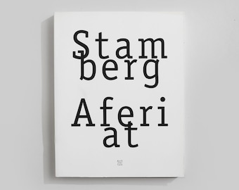 Stamberg Aferait Book