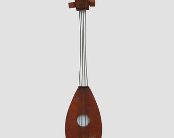 Mid-Century Stringed Instrument Wall Sculpture
