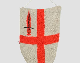 Heraldic Textile Wall Hanging