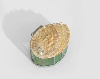 Red Abalone Shell Jewelry Box