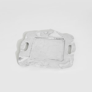 Organic Silver Tray