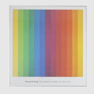 Ellsworth Kelly Framed Exhibition Print