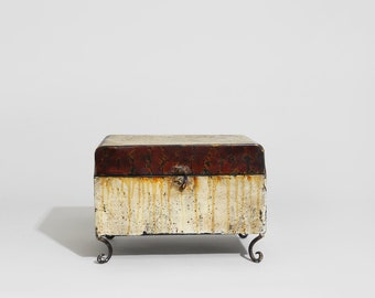 Textural Metal Jewelry Box