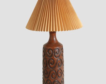 Spiral Brutalist Table Lamp