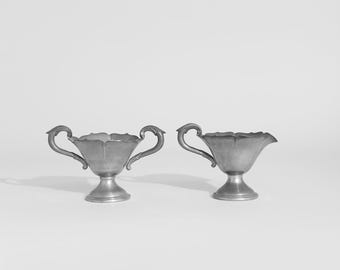 Pewter Serving Vessel Set