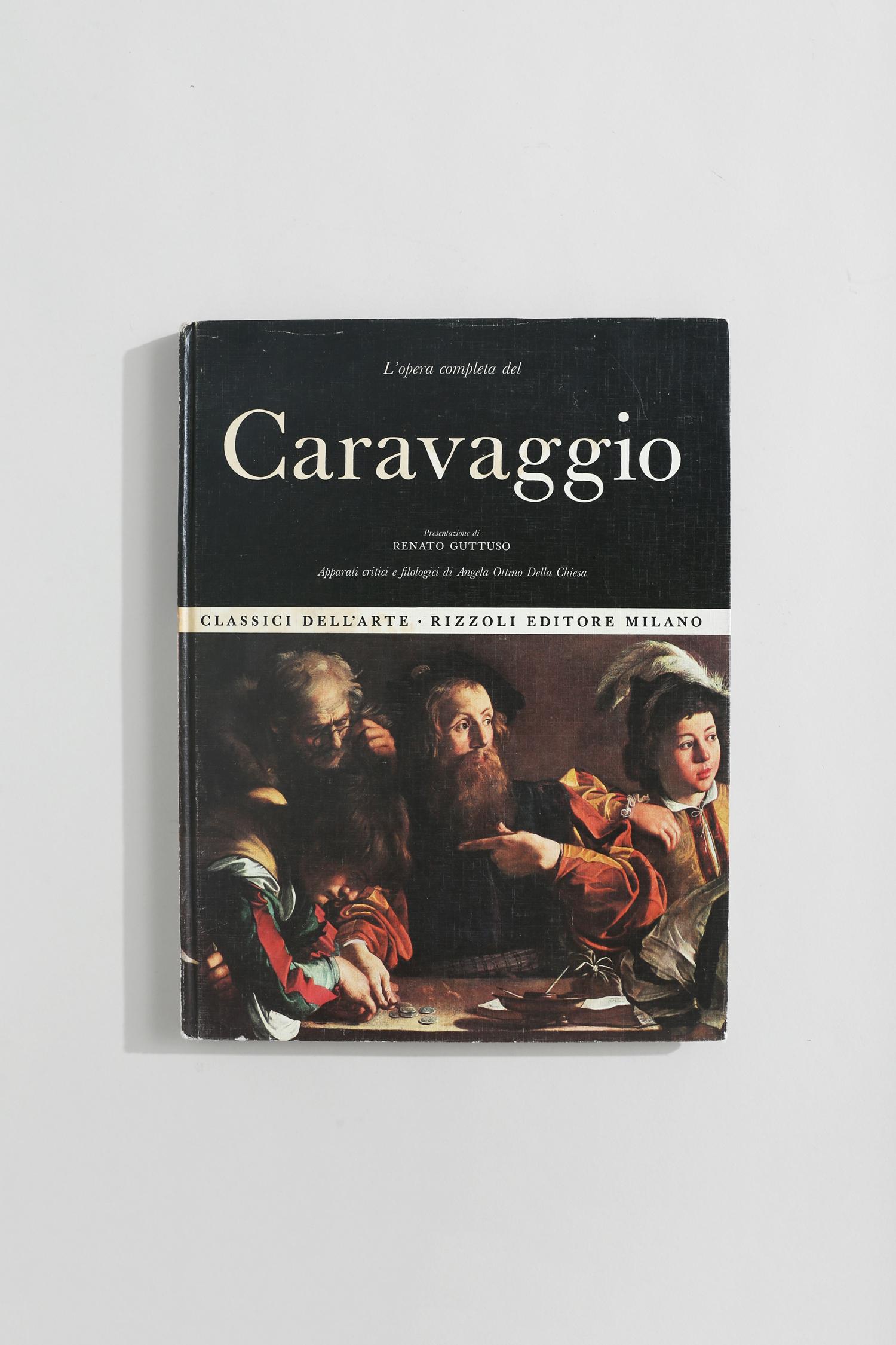 Vintage Caravaggio Art Book: Michelangelo Merisi, 1960s Italian