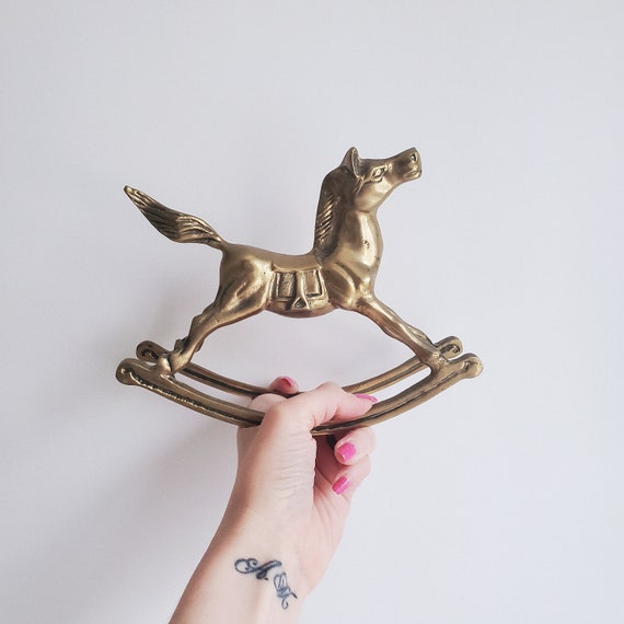 ヴィンテージ 真鍮製 ロッキングホース 【公式通販】