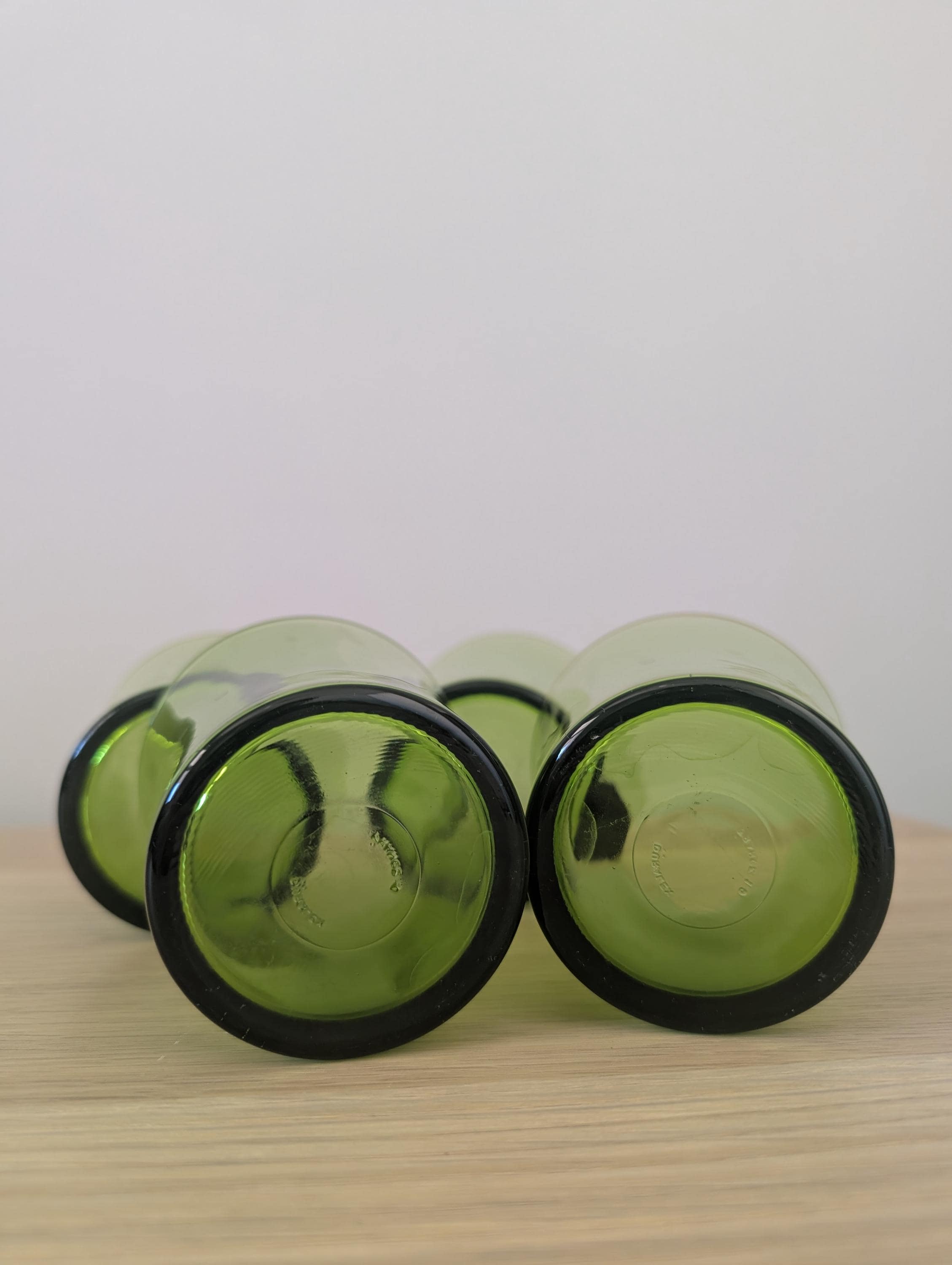 Vintage 1970s Duralex Green Glass Juice Water Tumblers, Set of 4 - Etsy