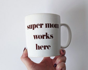 Vintage 1980s New Mommy Coffee Mug: Russ Berrie Baby Bear Design - Etsy