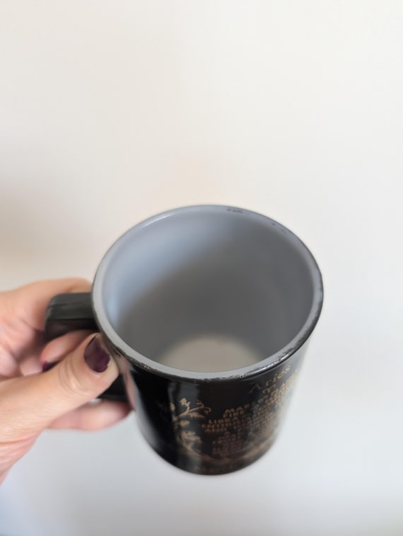 Vintage 1960s Aries Zodiac Coffee Mug: Federal Glass Milk Glass - Etsy