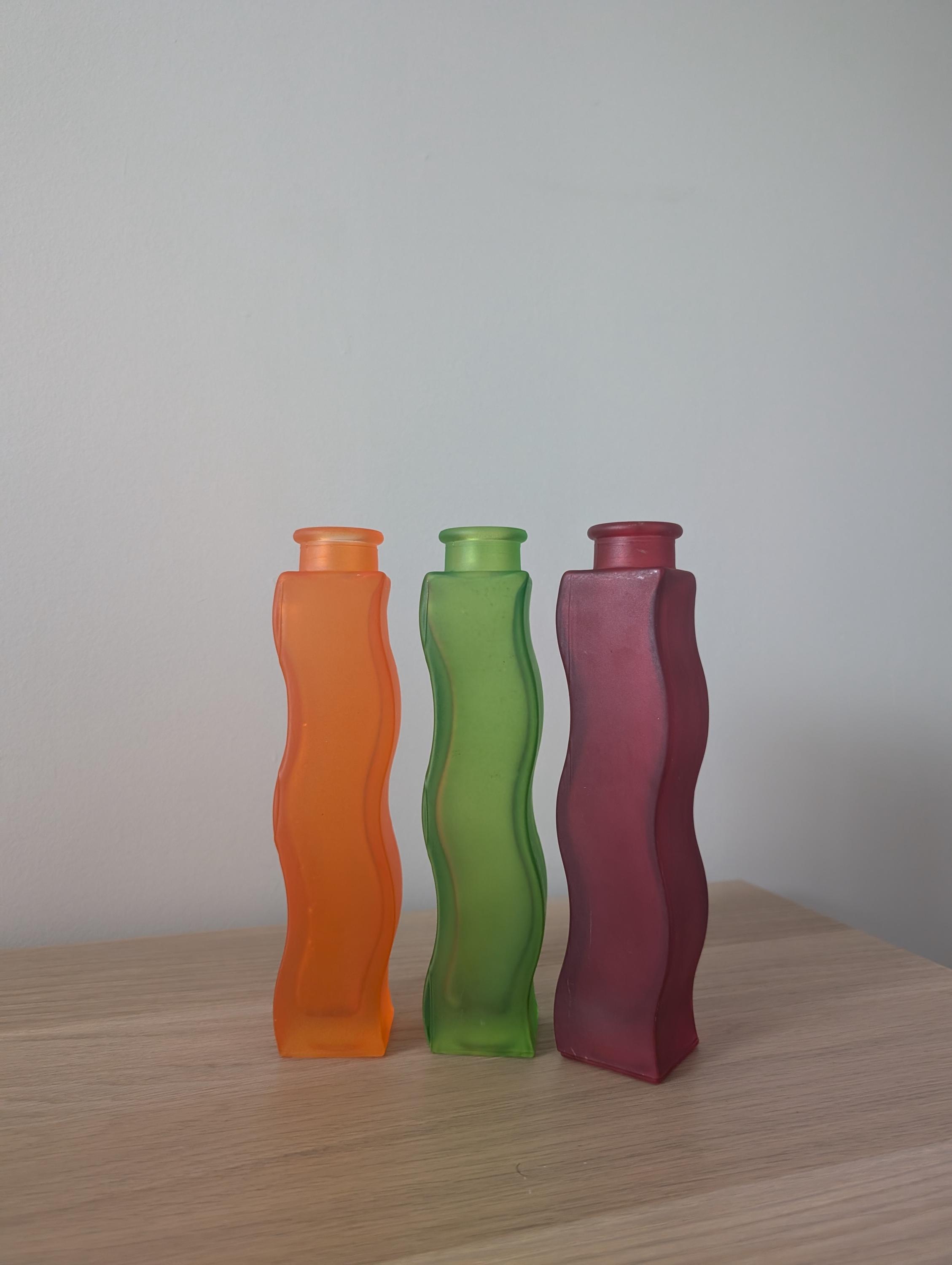 Vintage 1990s IKEA Skamt Wavy Glass Bud Vase - Etsy