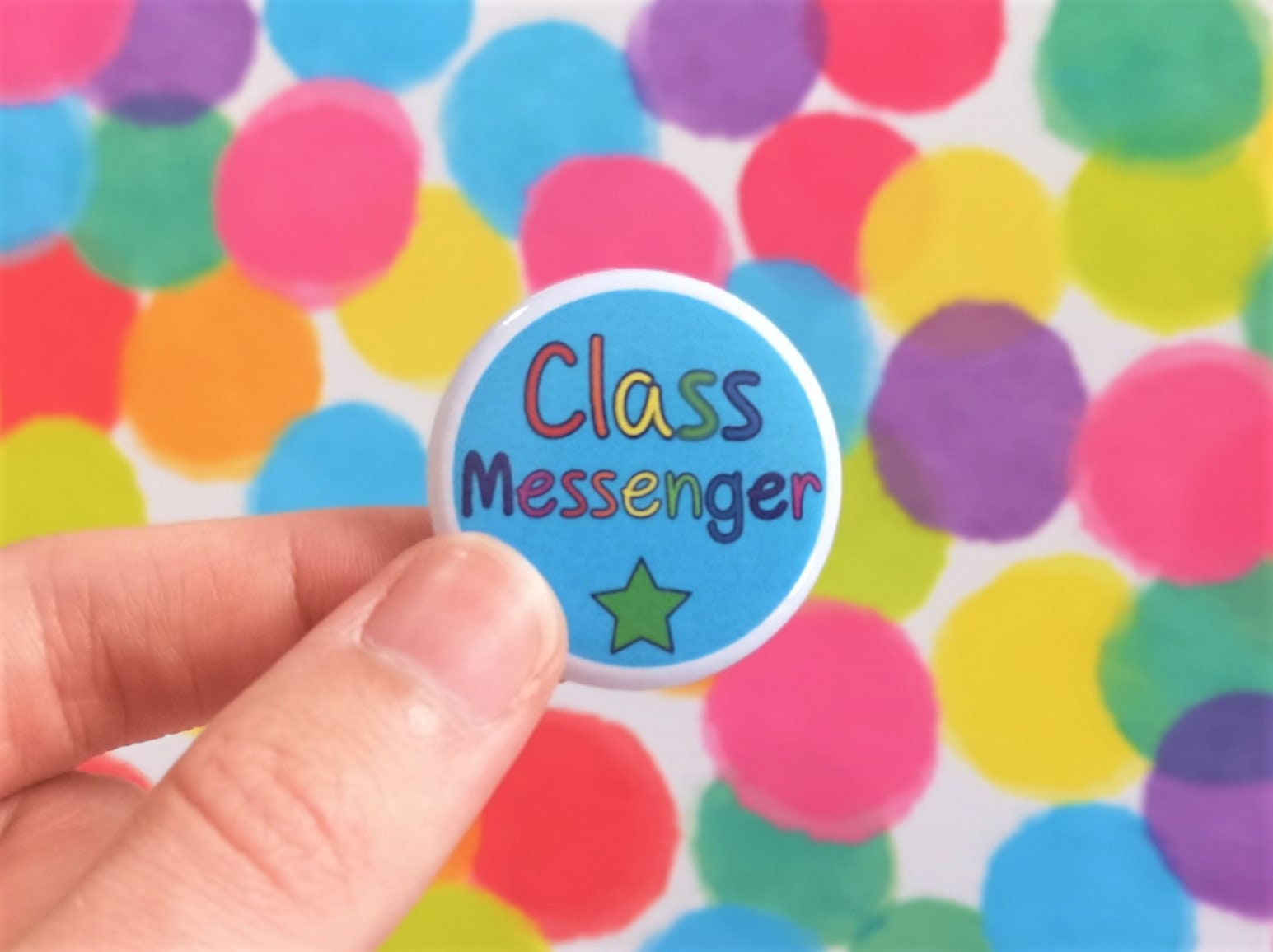 Class Messenger Badge Classroom Jobs Badge School Badge Etsy