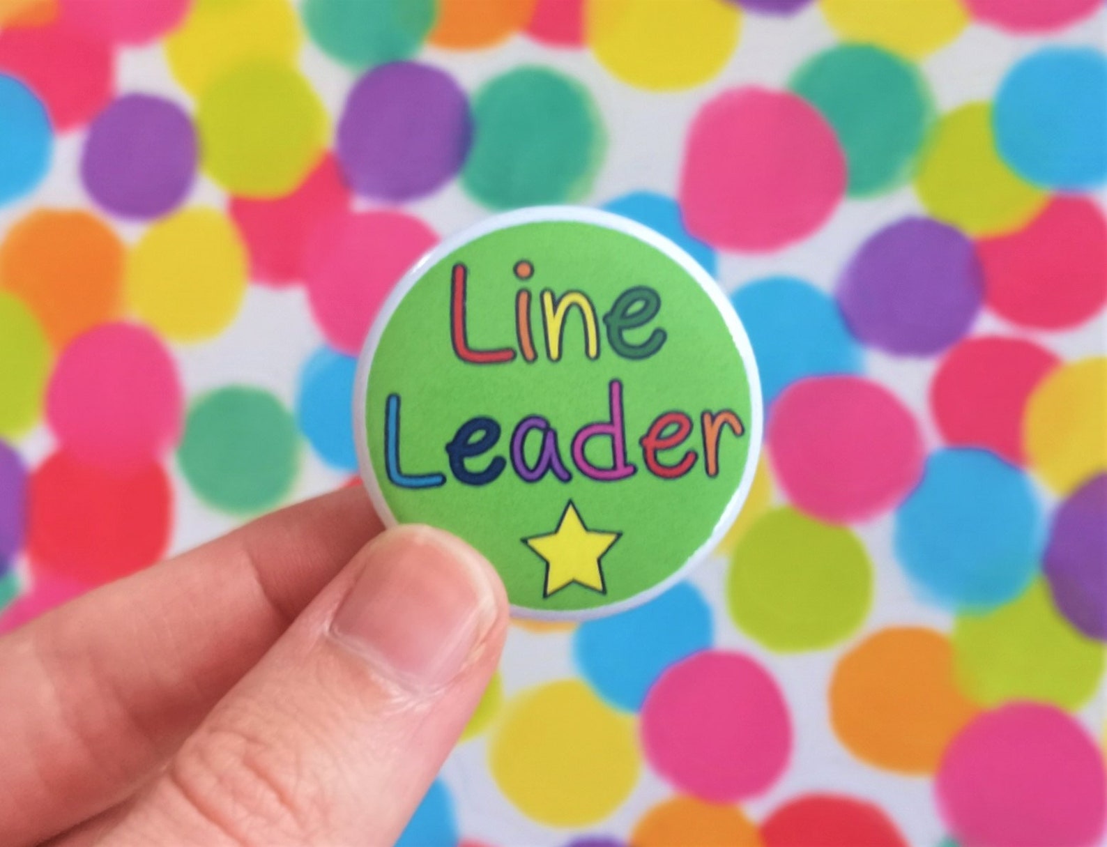 Line Leader Badge Classroom Jobs Badge School Badge Line Etsy