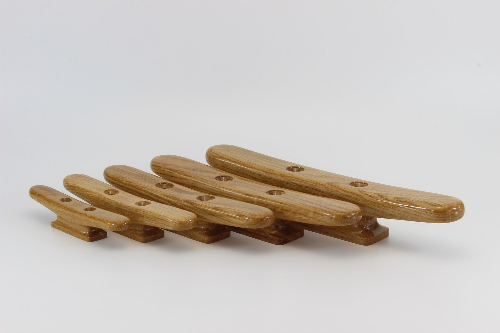 Wooden Boat Cleat 175mm 7 inch oak Etsy