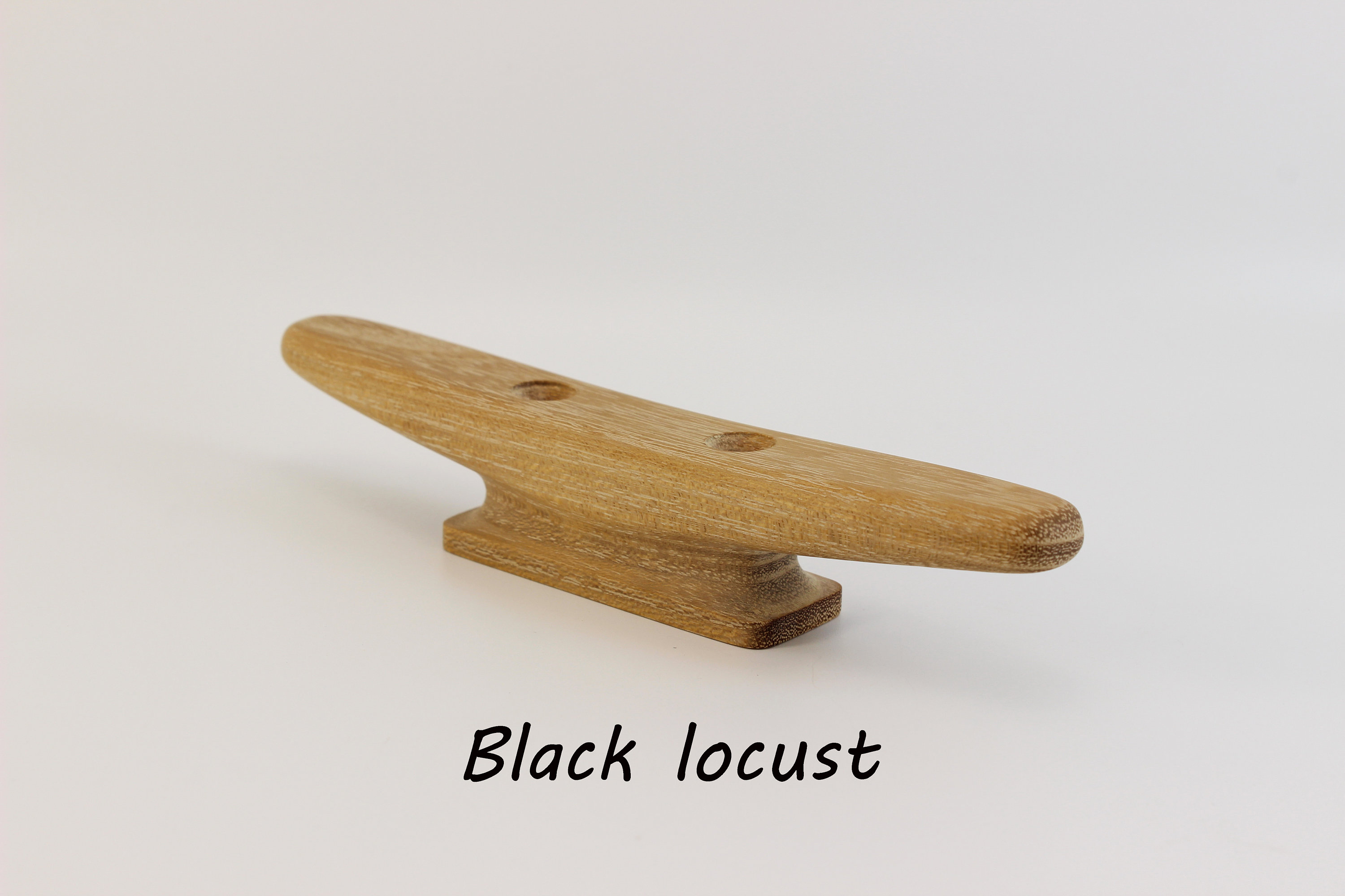 Wooden Boat Cleat 150mm 6 Inch, Oak, Oak Oiled, Ash, Black Locust