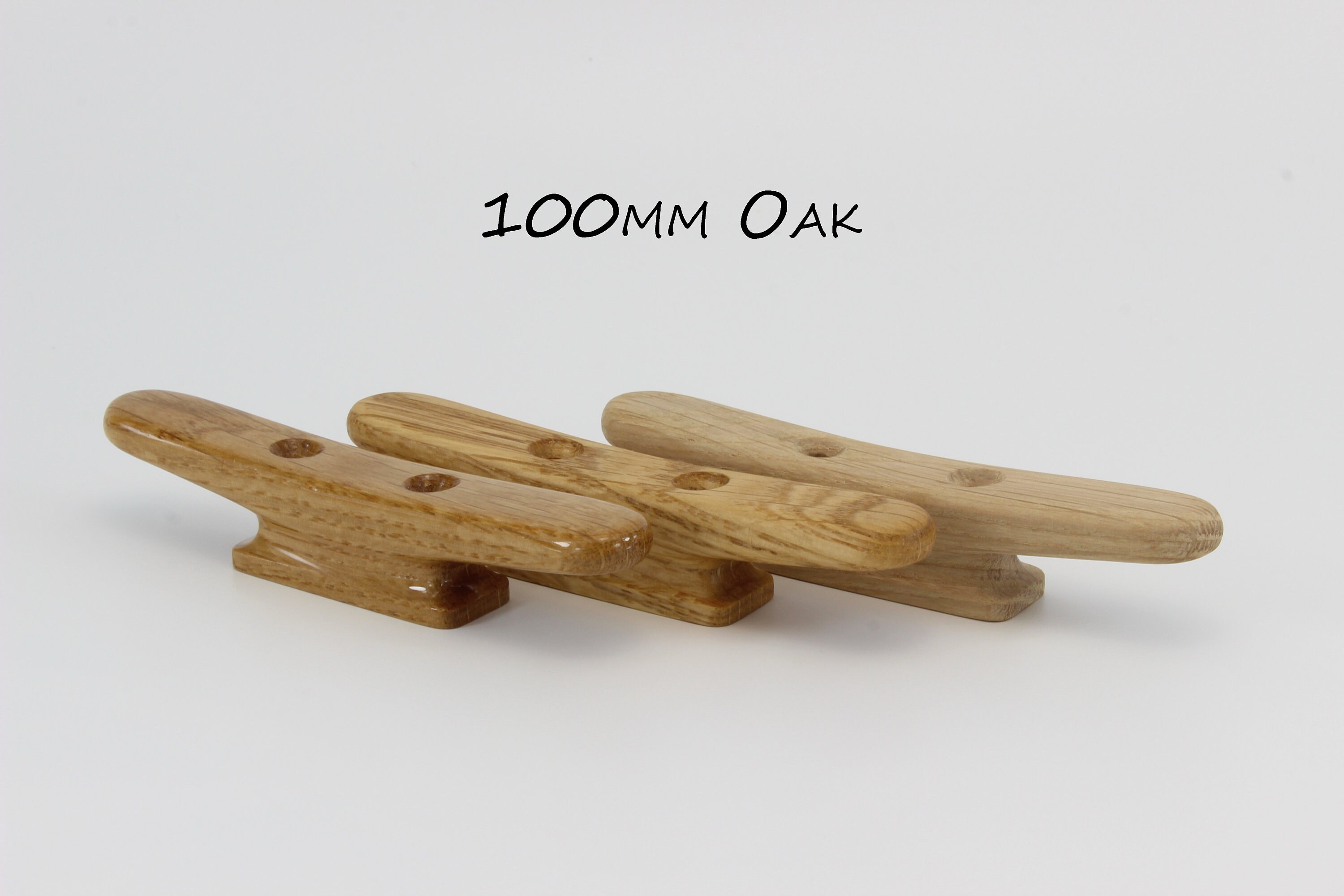 Wooden Boat Cleat 100mm 4 inch oak Etsy