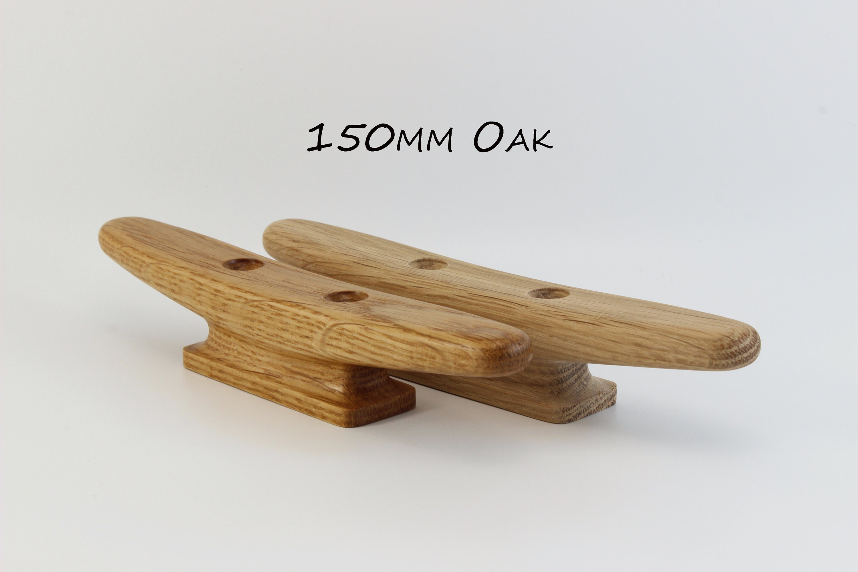 Wooden Boat Cleat 150mm 6 Inch Oak Etsy