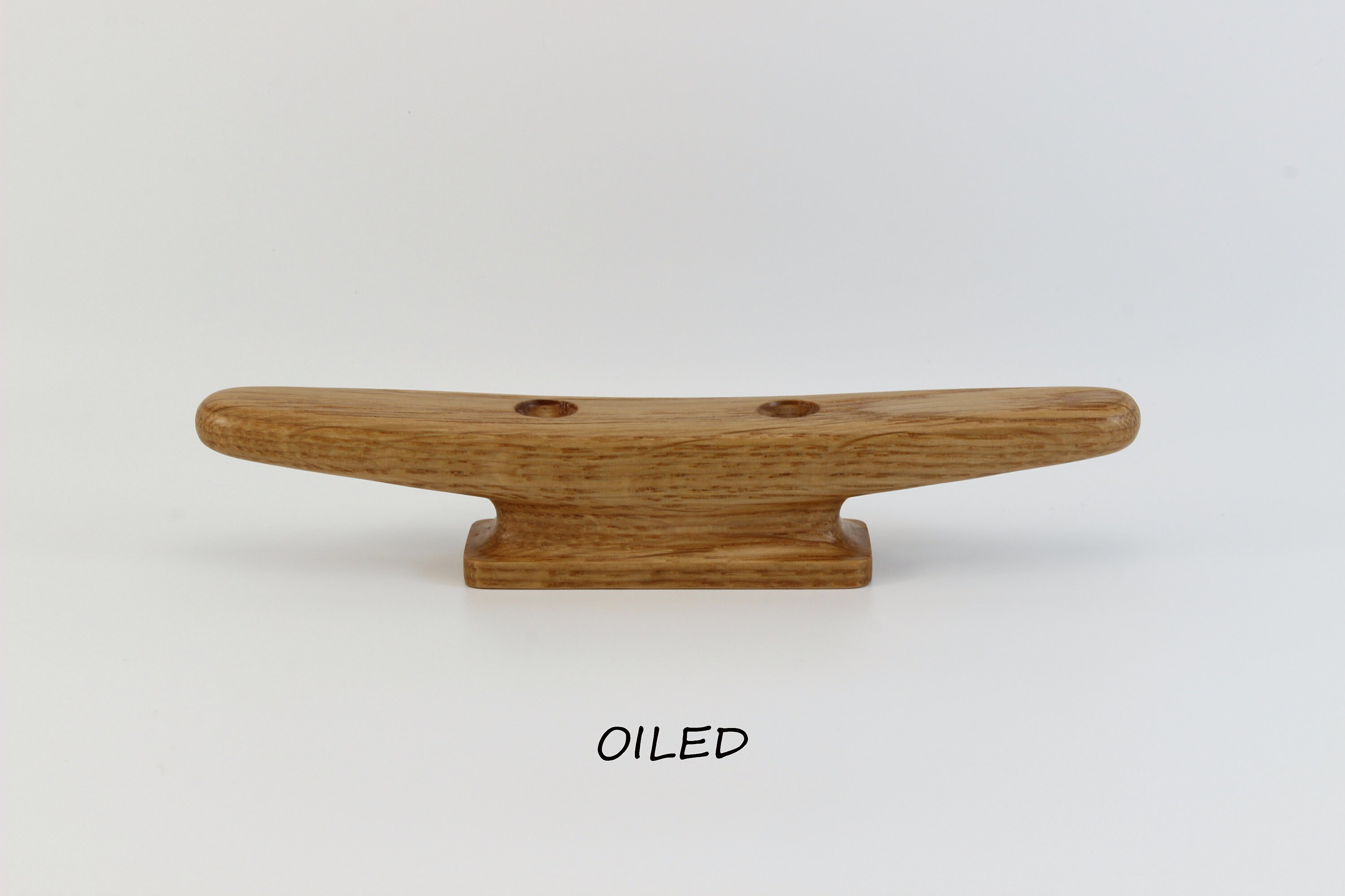 Wooden Boat Cleat 150mm 6 Inch Oak Etsy