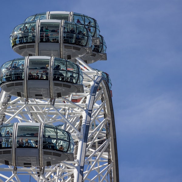 London Eye, London, UK, Ferris Wheel, Travel, Wallpaper, Photograph