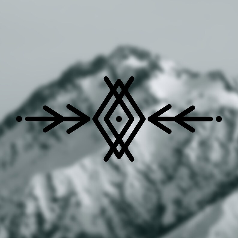 Viking Rune Vinyl Decal Norse Symbol Car, Tumbler, Laptop Sticker Decal