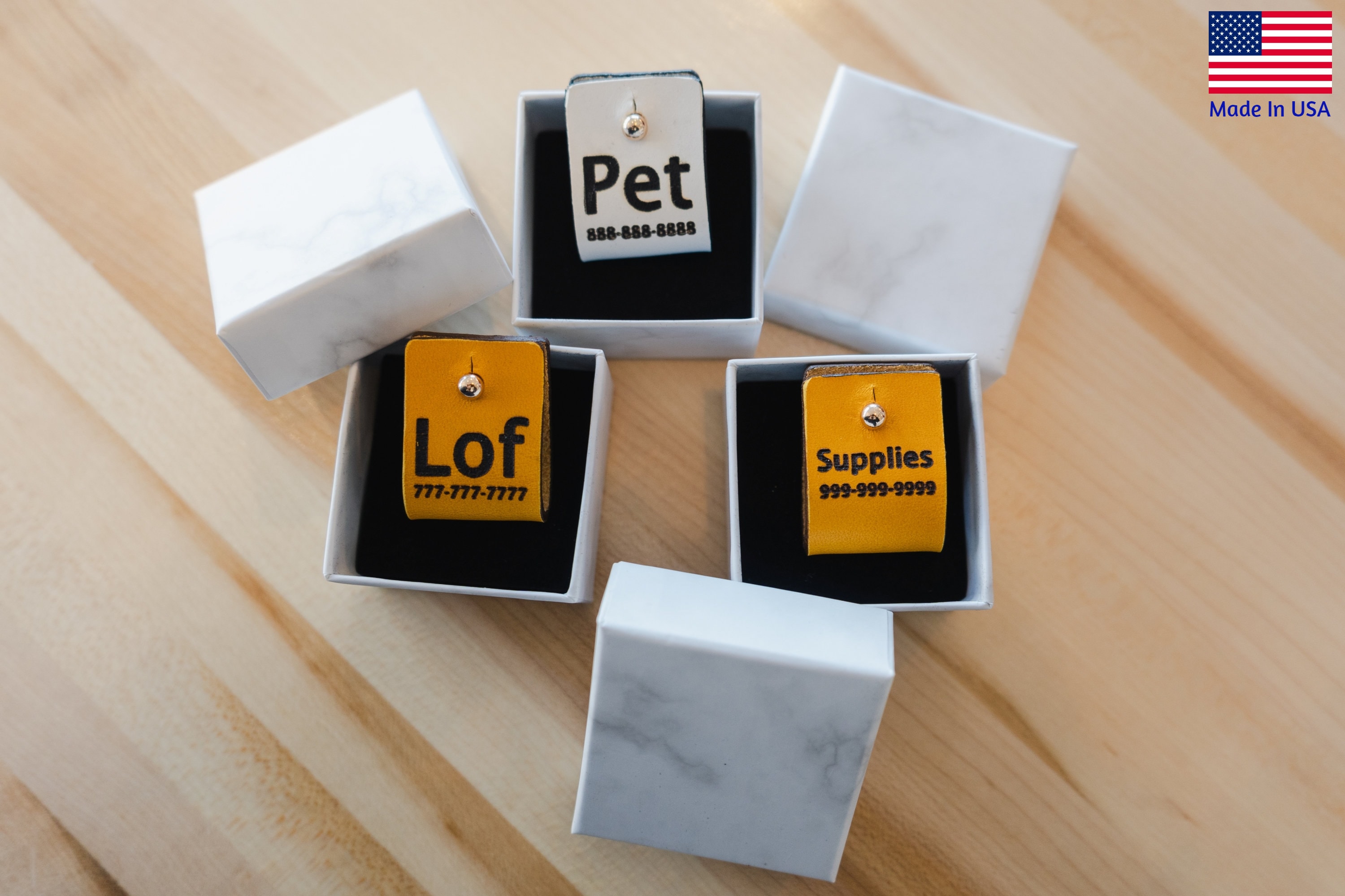 100 Handgemachte personalisierte Hunde Leder Namensanhänger Etsy