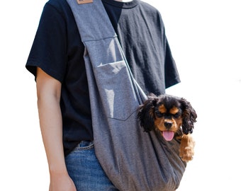 Lof Pet Sling Breathable Mesh Bag - Travel Safely and Hands-Free with Your Small Dog or Cat