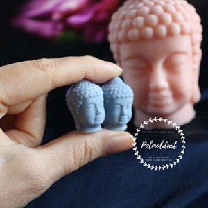 Mini Buddha 3D Silicone Mold for making candle, soap, resin, wax melt, resin, plaster - homemade