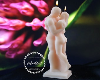 Molde de silicona 3D para amantes, moldes para velas, resina, jabón, amor, corazón, beso, abrazo, hombre, mujer, brujería, amor, amor romántico, jabón de boda