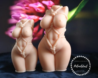 Shibari Woman torso Silicone Mold, candle mold, molds, resin molds, soap mold, Goddess, , Female, woman, exclusive mold