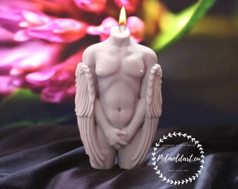 Angel Man 3D Silicone Mold, candle mold, resin, soap mold, Goddess, molds, Male figurine, man, chocolate mold, luckiness