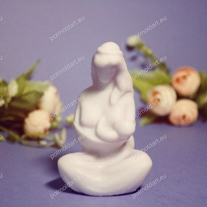 Mother breastfeeding 3D Silicone Mold, candle moulds, resin mold, soap molds, mother and, baby mould, pregnant mold, nursery, baby, nursing