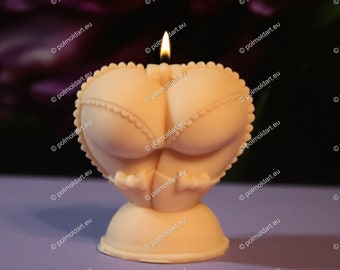 Sexy Booty in Bows 3D Silicone Mould for making candles, resin, soap, adult mould, lovely, erotic, backside , Goddess, butt, sexual, body