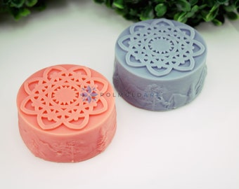 Mandala 3D Silicone Mold, candle molds, soap mold, spiritual, Buddha, meditation, yoga, mehendi mold