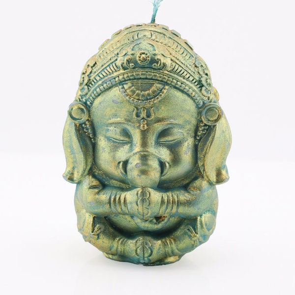 Ganesha #1 mold for making candles, resin, soap, elephant candle, elephant mold, spiritual, meditation, Buddha, baby ganesh