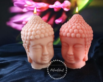 3D Silicone Buddha Mold for making candle, soap, resin - homemade