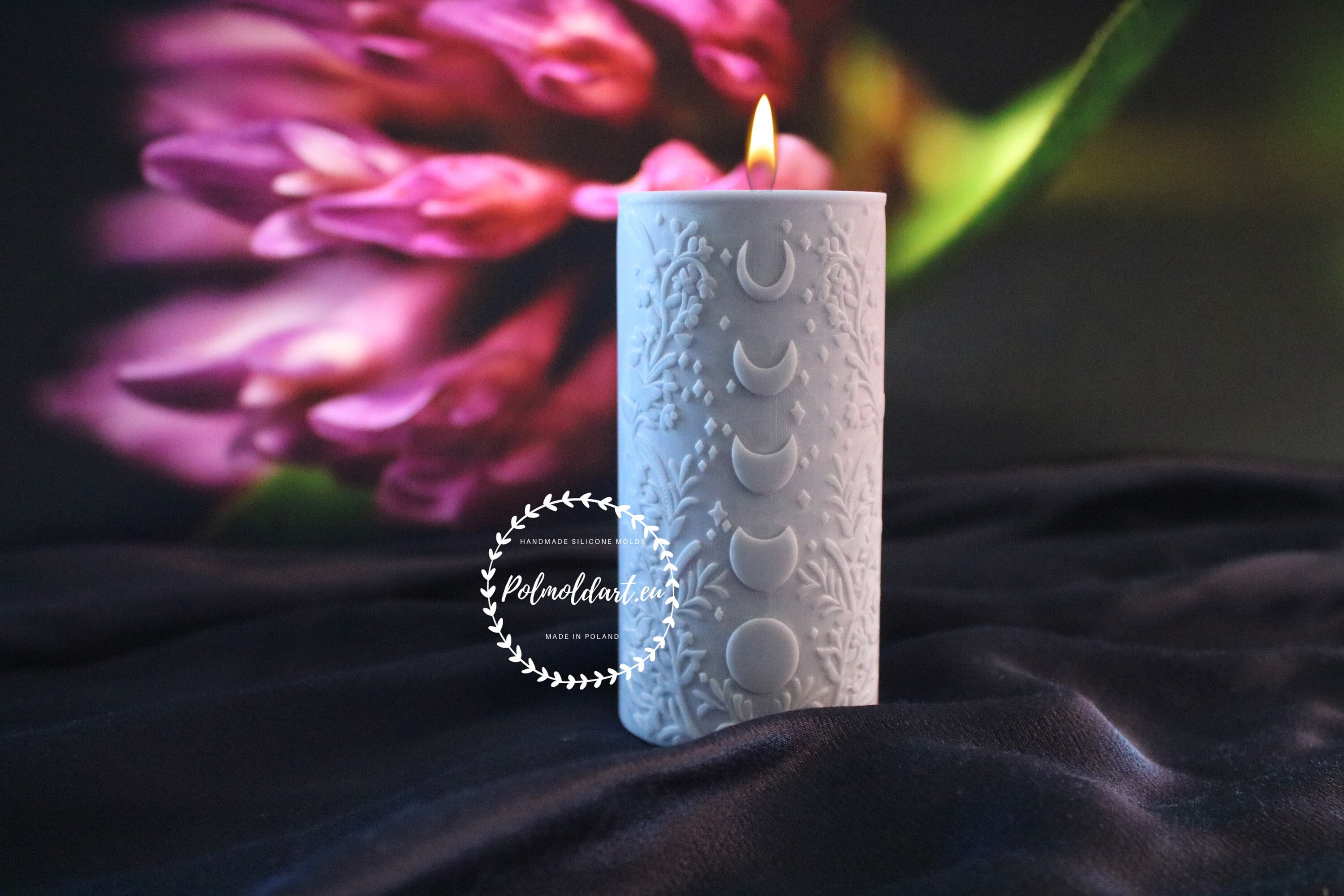 3-teilige Silikonform Für Blumenkerzen – Rosen-Motive In 3 Größen, Für DIY Kerzen, Harz & Seife