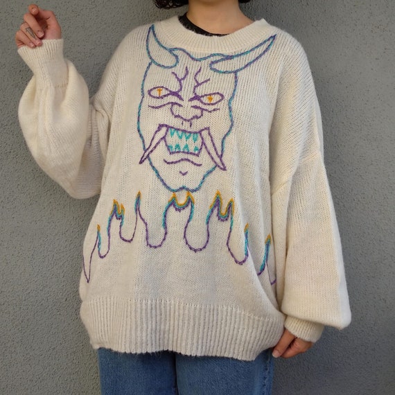 diesel flame sweater