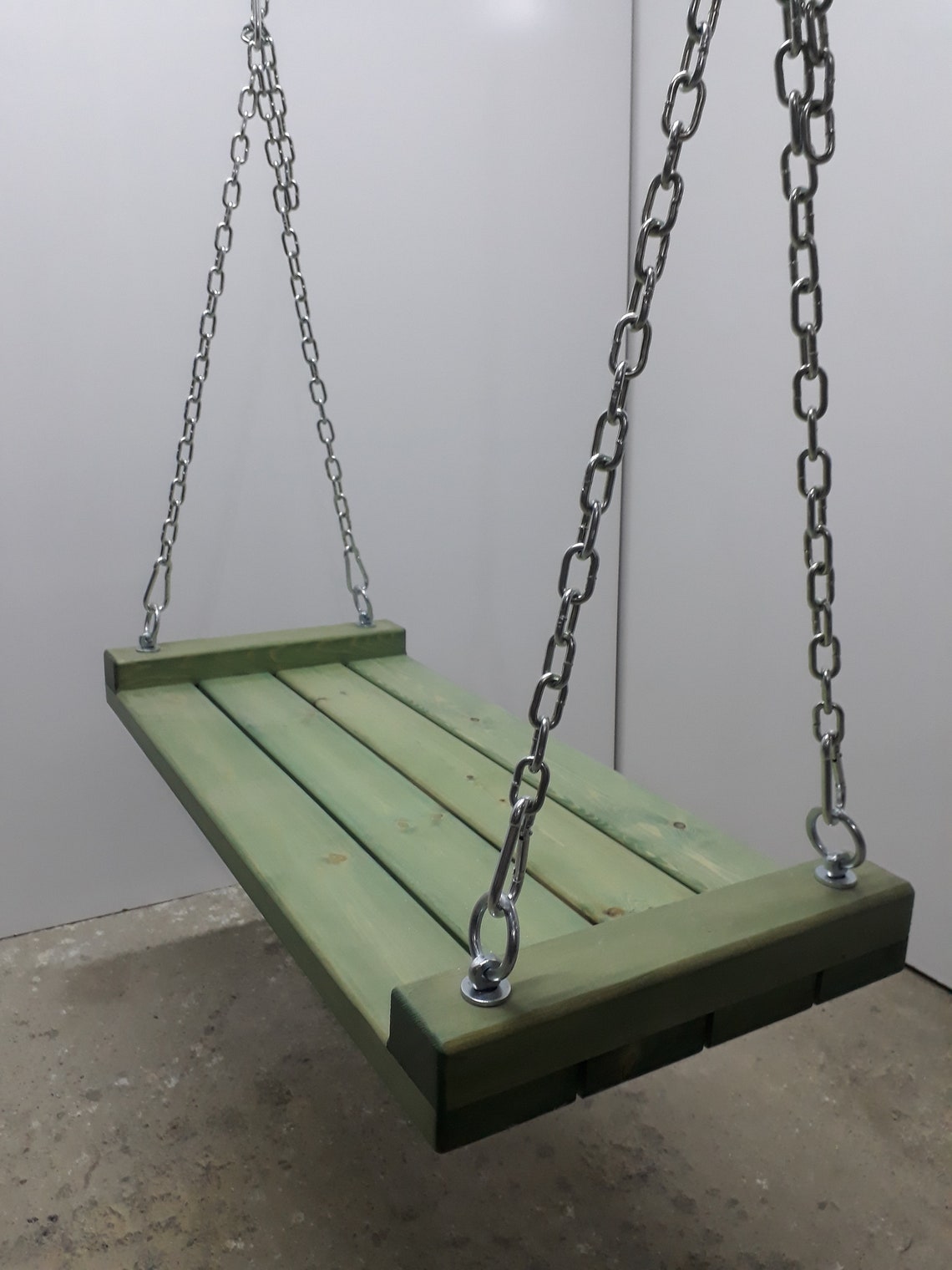 Wooden Chain Swing Porch Swing Indoor Swing Porch Swing Etsy