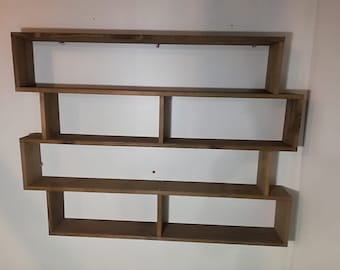 Wooden Shelves, Room Shelf, Accessory Rack, Office Wooden Shelves, Bookcase, Wall Shelves, Wooden Box Shelves, Display Decorative Shelves